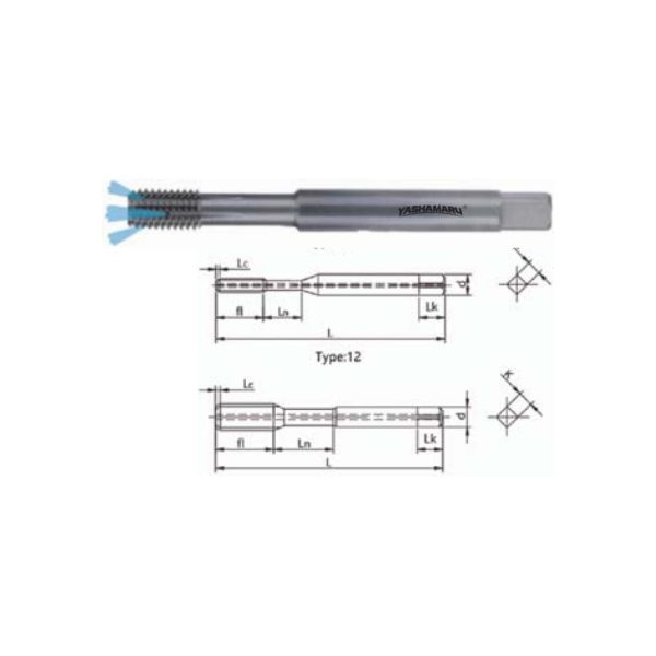 DIN SOLID CARBIDE FORMING TAPS WITH INTERNAL COOLANT / DIN-CB-OH-NRT 内部給油式ねじ成形タップ